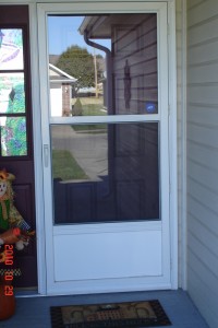 aluminum storm doors
