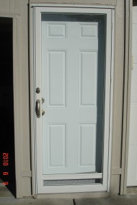 aluminum storm doors